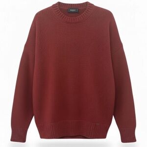 DSQUARED2 Burgundy Wool Sweater for Men
